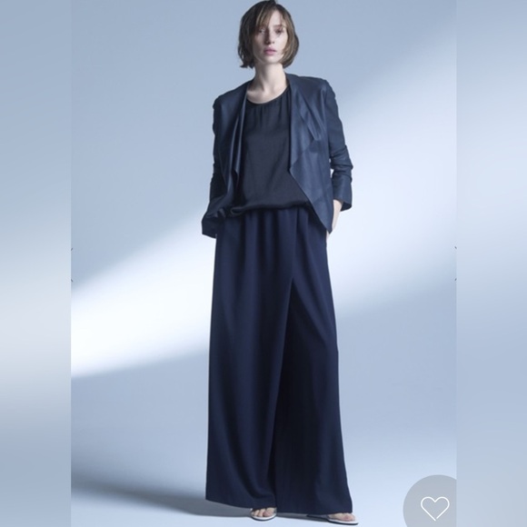 Raw+ Femme Black Goatskin Leather Cascading Open Jacket Size 8 Grunge Moto - Picture 3 of 14